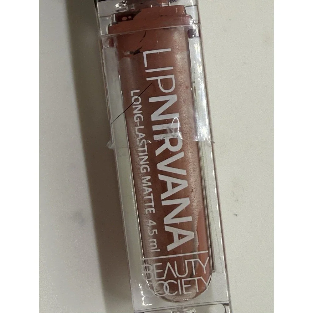 Beauty Society Lip Nirvana‎ W/Mirror Matte Lipstick Bali & Fall In Love Set Of 2